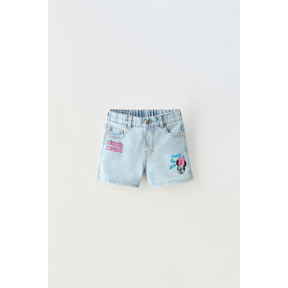 Minnie Mouse © Disney Graffiti Denim Shorts Size 6